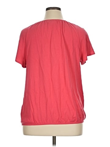 Karen Scott Short Sleeve Blouse (view 2)