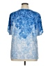 Cathy Daniels Blue Short Sleeve Blouse Size 1X - photo 2