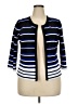 Studio One Stripes Blue Blazer Size 18 - photo 1