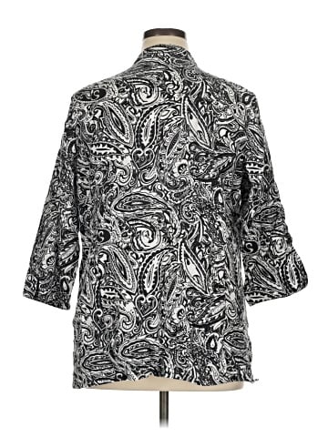Kim Rogers 3/4 Sleeve Button-Down Shirt (view 2)