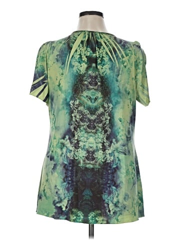 Live and Let Live Short Sleeve Blouse (view 2)