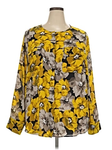 Who What Wear Long Sleeve Blouse (view 1)