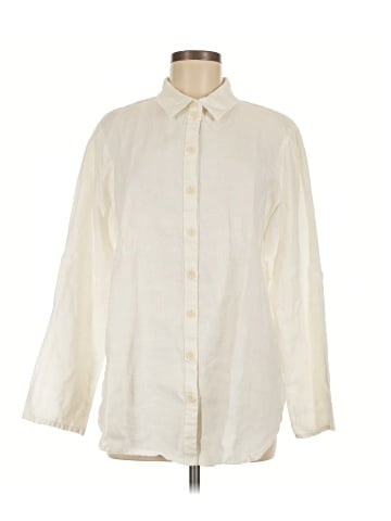 Flax Long Sleeve Button-Down Shirt (view 1)