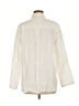 Flax 100% Linen Ivory Long Sleeve Button-Down Shirt Size 6 (S) - photo 2