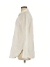 Flax 100% Linen Ivory Long Sleeve Button-Down Shirt Size 6 (S) - photo 5