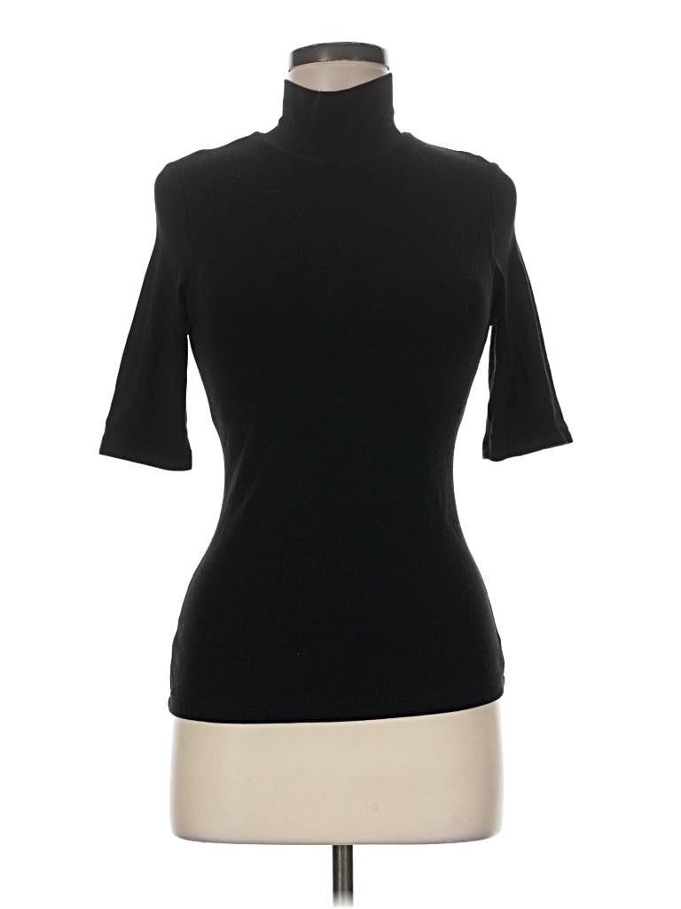 Pre-owned Ogl 3/4 Sleeve Turtleneck In Black