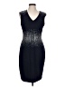 Cache Blue Cocktail Dress Size L - photo 1