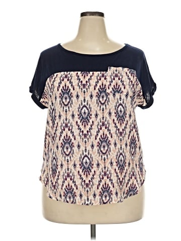 Xhilaration Short Sleeve Blouse (view 1)