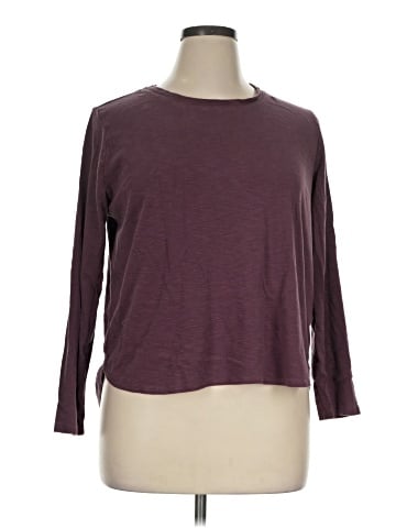 KIRKLAND Signature 3/4 Sleeve T-Shirt (view 1)