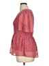 Downeast 100% Polyester Pink Short Sleeve Blouse Size XL - photo 5