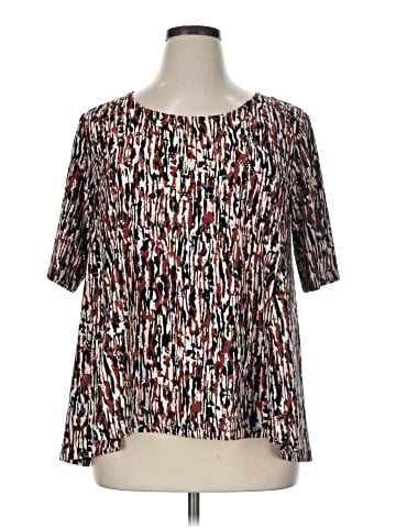 Dana Buchman Short Sleeve Blouse (view 1)