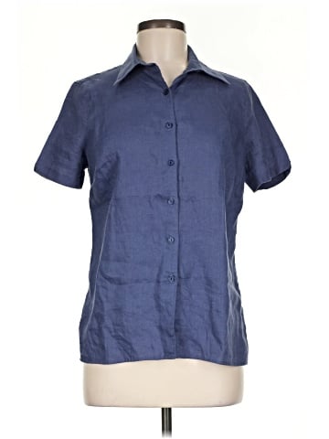 L.L.Bean Short Sleeve Button-Down Shirt (view 1)