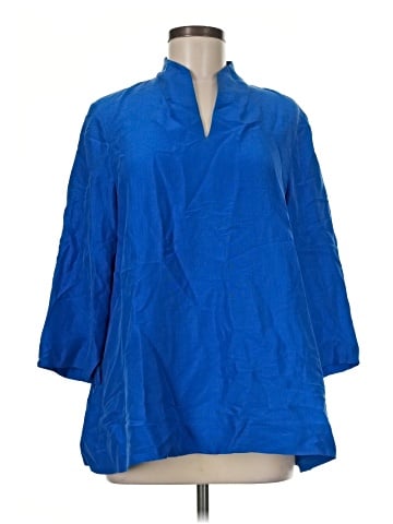 Eileen Fisher 3/4 Sleeve Silk Top (view 1)