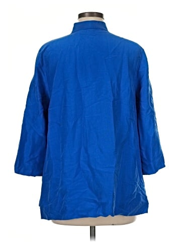 Eileen Fisher 3/4 Sleeve Silk Top (view 2)
