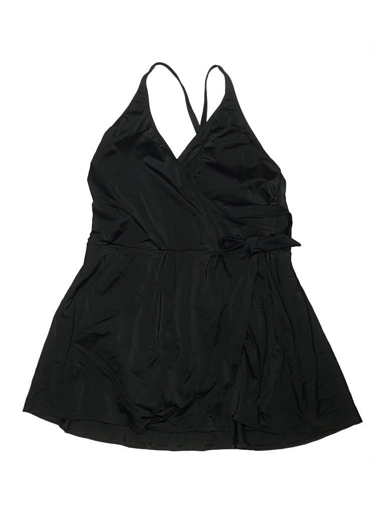 Pre-owned Sonnet Shores Swimsuit Top Black Swimwear