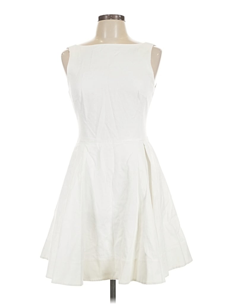 Pre-owned Polo By Ralph Lauren Cocktail Dress In Ivory