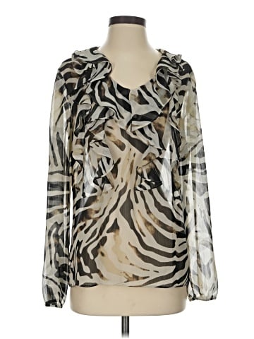 AK Anne Klein Long Sleeve Blouse (view 1)