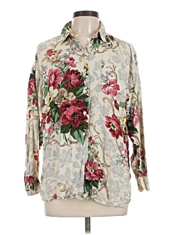 Ultra Pink 3/4 Sleeve Blouse (view 1)