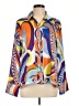 Zara Print Orange 3/4 Sleeve Blouse Size L - photo 1