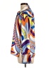 Zara Print Orange 3/4 Sleeve Blouse Size L - photo 5