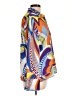 Zara Print Orange 3/4 Sleeve Blouse Size L - photo 4