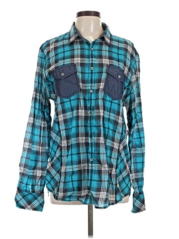 INC International Concepts Long Sleeve Button-Down Shirt (view 1)