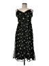 No Boundaries 100% Polyester Floral Black Cocktail Dress Size M - photo 1