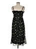 No Boundaries 100% Polyester Floral Black Cocktail Dress Size M - photo 2