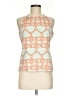 J. McLaughlin Orange Sleeveless Blouse Size M - photo 1