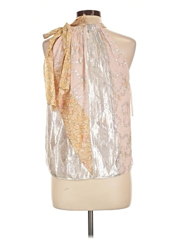 Rebecca Taylor Sleeveless Silk Top (view 2)