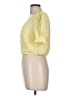 Aqua Yellow Short Sleeve Blouse Size M - photo 5