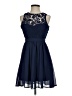 Lulus 100% Polyester Blue Cocktail Dress Size XS - photo 1