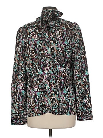 Ann Taylor Long Sleeve Blouse (view 2)