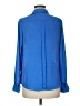The Limited Blue Long Sleeve Blouse Size M - photo 2