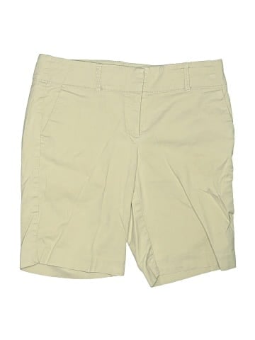 Ann Taylor Khaki Shorts (view 1)