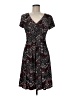 Perceptions Paisley Burgundy Casual Dress Size M - photo 1