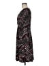Perceptions Paisley Burgundy Casual Dress Size M - photo 5