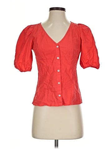 French Connection Short Sleeve Blouse (view 1)