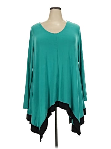 Denim 24/7 Long Sleeve Blouse (view 1)