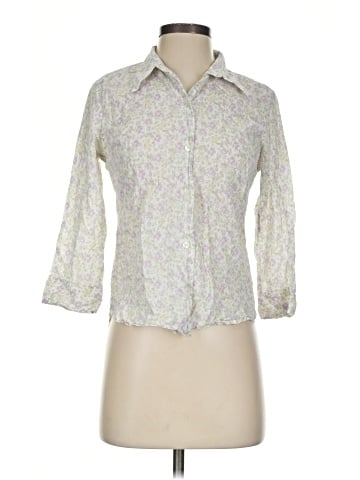 St. John's Bay 3/4 Sleeve Button-Down Shirt (view 1)