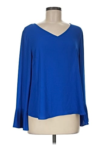 White House Black Market Long Sleeve Blouse (view 1)