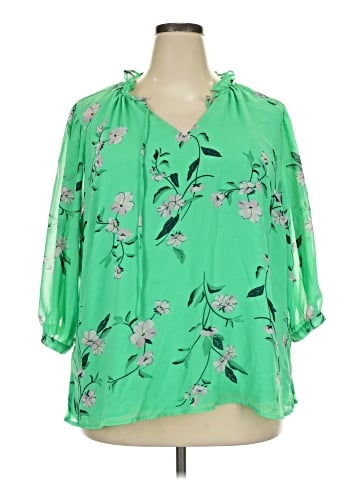 Grace 3/4 Sleeve Blouse (view 1)