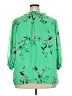 Grace 100% Polyester Green 3/4 Sleeve Blouse Size 2X - photo 2