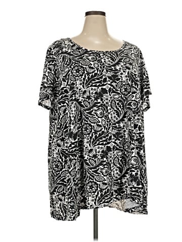 Roaman's Short Sleeve Blouse (view 1)