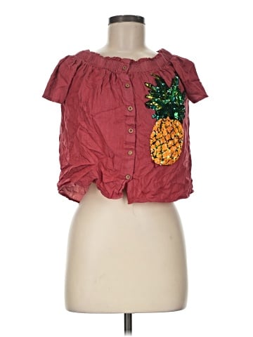 Love J Short Sleeve Blouse (view 1)