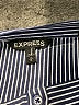 Express Stripes Blue 3/4 Sleeve Blouse Size M - photo 7