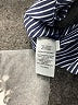 Express Stripes Blue 3/4 Sleeve Blouse Size M - photo 8