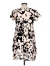 Assorted Brands Print Tan Casual Dress Size 10 - photo 2