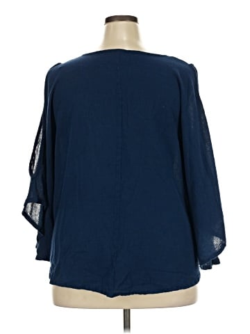 Oh My Gauze! 3/4 Sleeve Top (view 2)