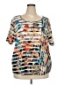 Basic Editions Silver Short Sleeve T-Shirt Size 3X - photo 1